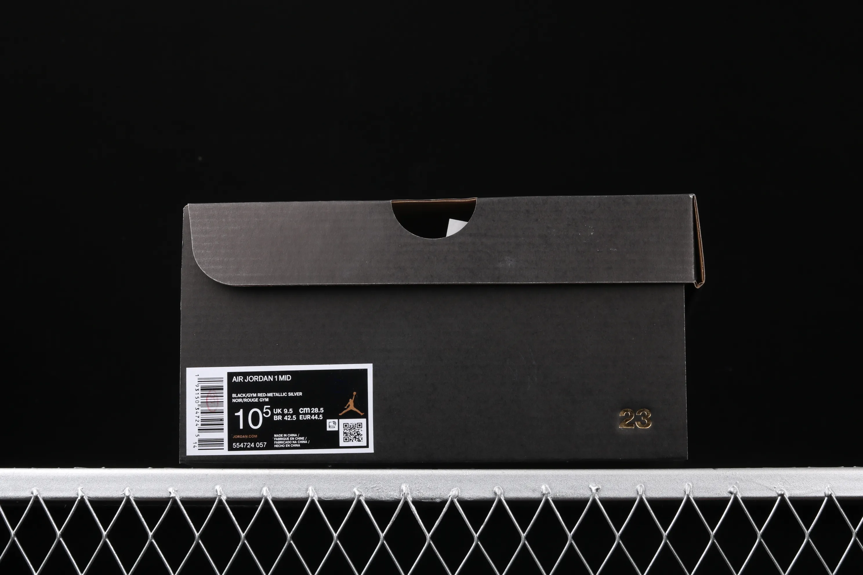 All categories Air Jordan Jordan series basketball shoes Air Jordan 1 Mid Air Jordan 1 Mid "Johnny Kilroy AJ1 Joe 1 China Black Silver 554724-057